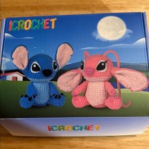 Blue and Pink Crochet for beginners